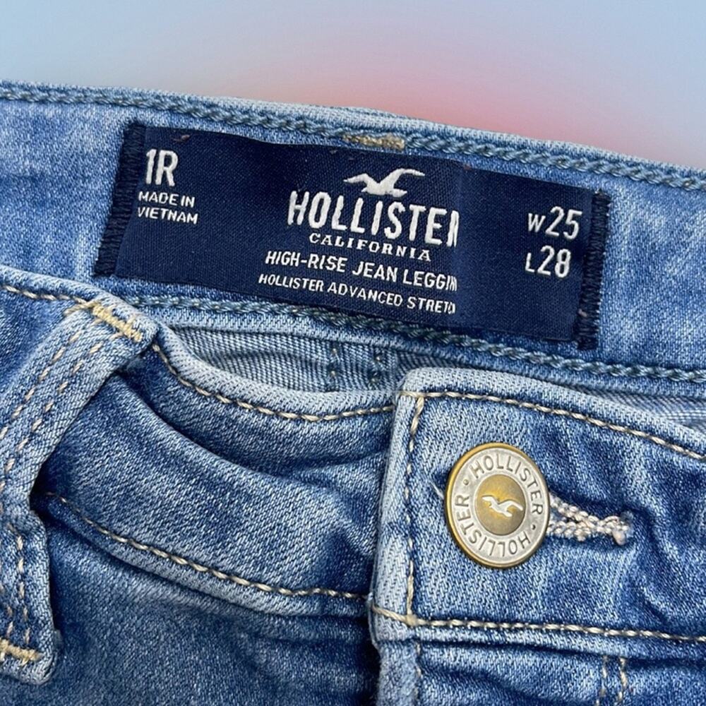 HOLLISTER Women’s 1R HIGH RISE JEAN LEGGING - Picture 4 of 4
